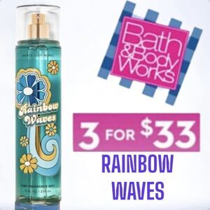 Rainbow Waves from Bath and Body Works